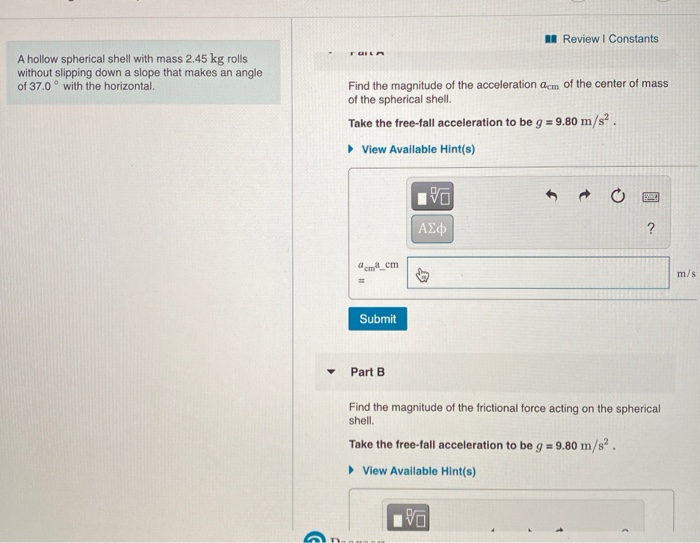 Solved A Review | Constants Part A Find the magnitude of the | Chegg.com