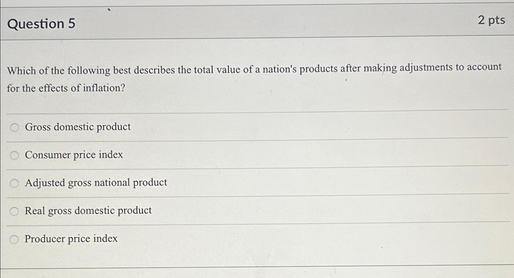 Solved Question 52 ﻿ptsWhich of the following best describes | Chegg.com