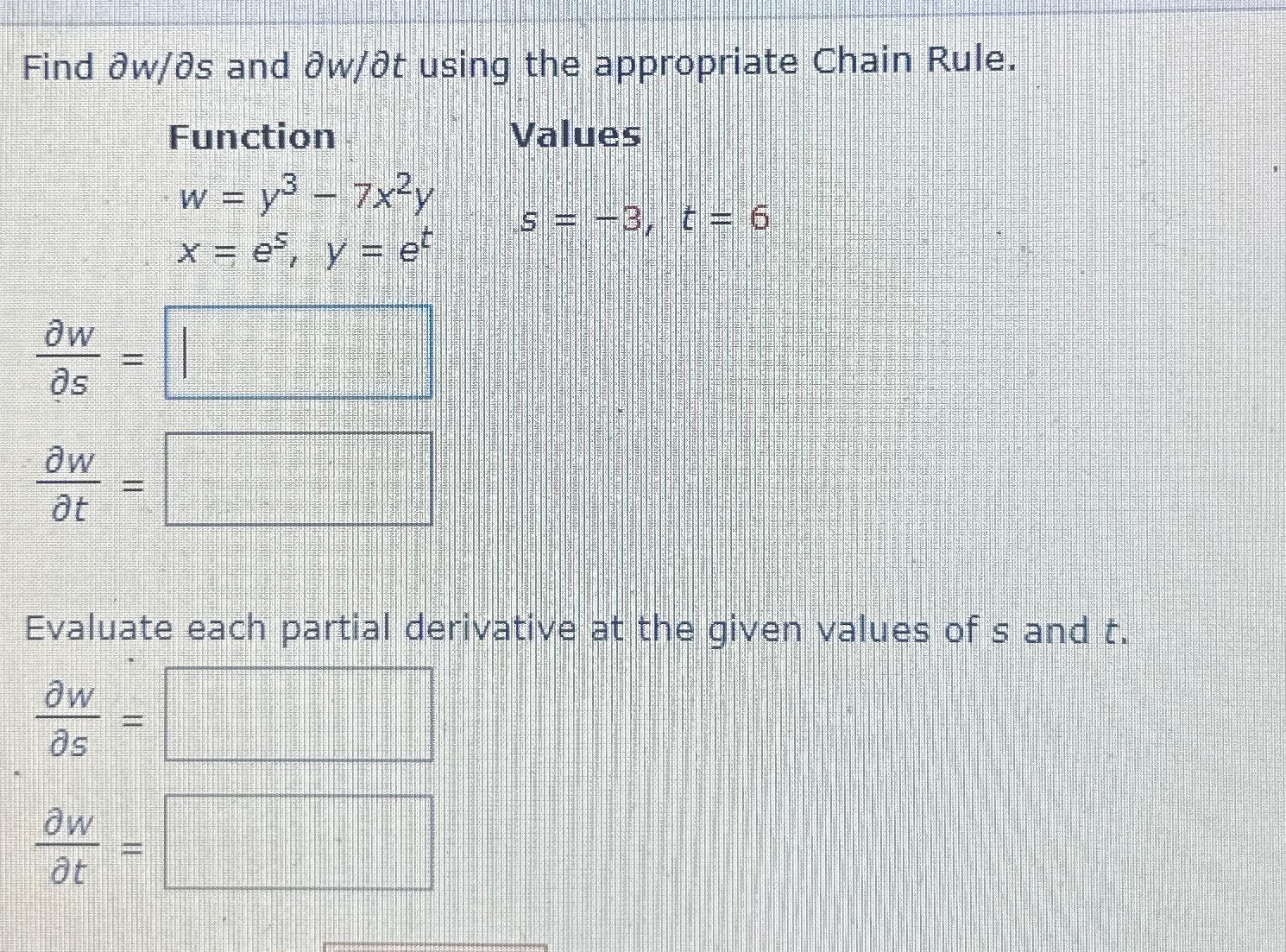 solved-find-delwdels-and-delwdelt-using-the-appropriate-chegg