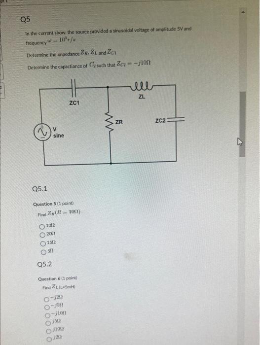 Solved In the current show, the source provided a sinusoidal | Chegg.com