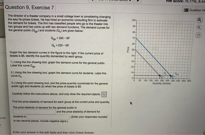 Solved HW Score: 7b./7%, 8.44 Question 9, Exercise 7 | Chegg.com