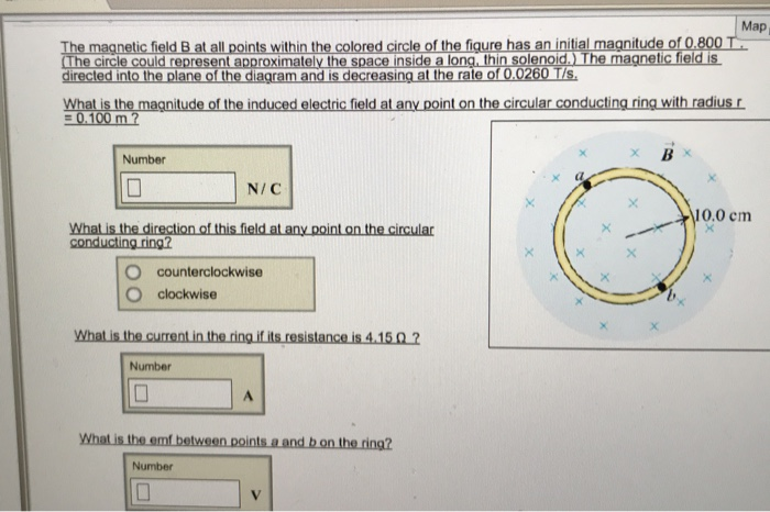 Solved Map The Magnetic Field B At All Points Within The | Chegg.com