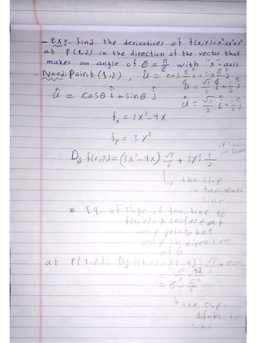 Solved Directional Derivatives 1 Calculate Datby Z W Chegg Com