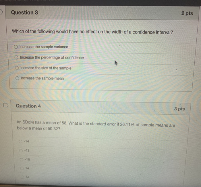 Solved Question 3 2 pts Which of the following would have no | Chegg.com