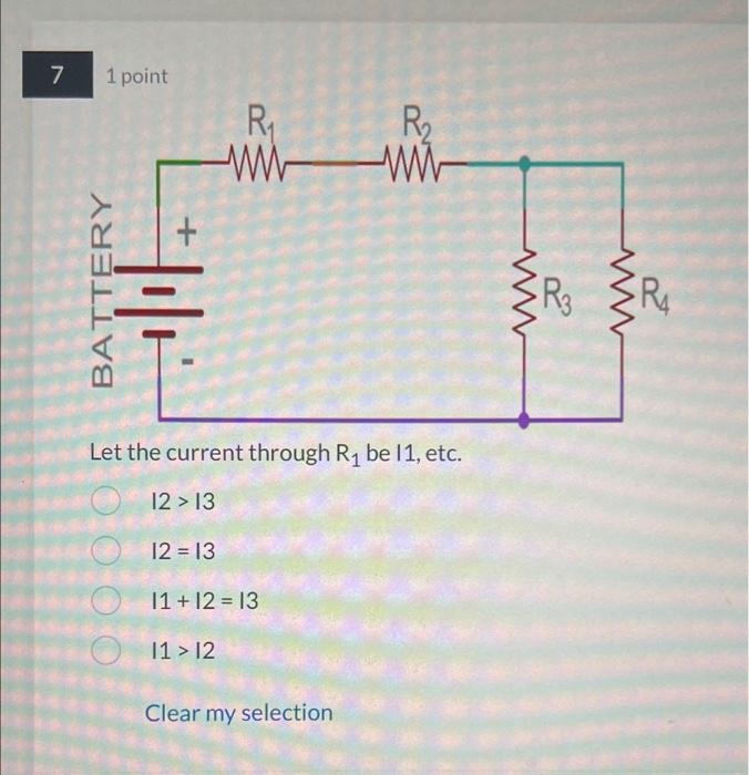 Solved Let the current through R1 be I1, etc. | Chegg.com
