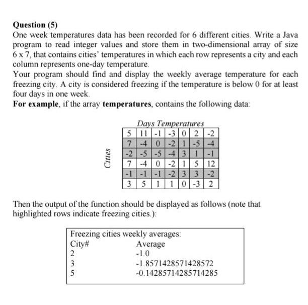 solved-question-5-one-week-temperatures-data-has-been-chegg