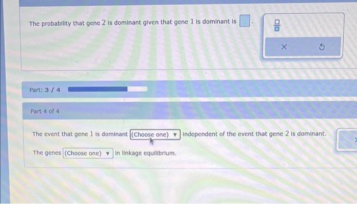 Solved Genetics: A Geneticist Is Studying Two Genes. Each | Chegg.com