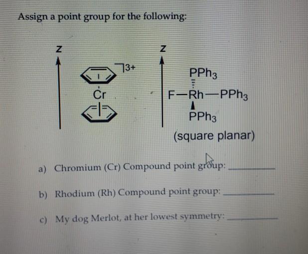 Solved 6. Allene-Fe possesses an improper rotation (Sm | Chegg.com
