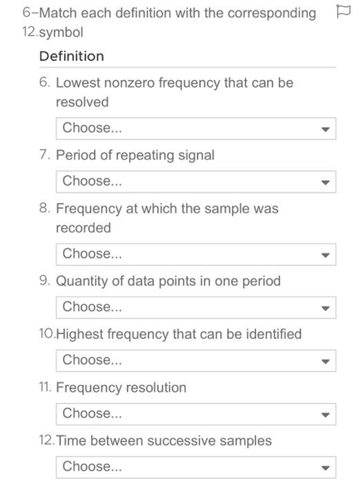 Solved 8. Frequency at which the sample was recorded 9. | Chegg.com