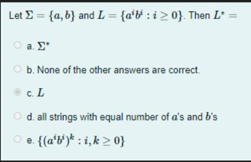 Solved Can you explain why L is not the correct answer? and | Chegg.com
