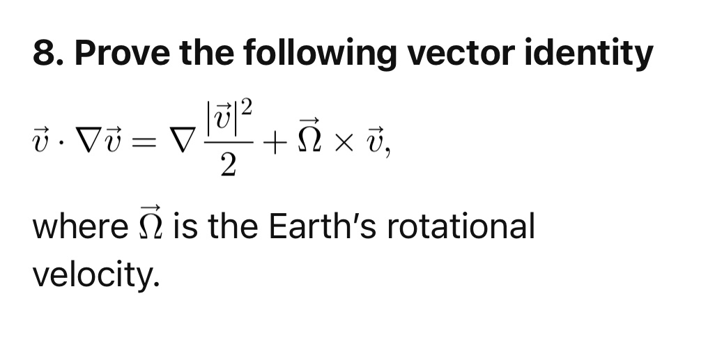 Prove the following vector | Chegg.com