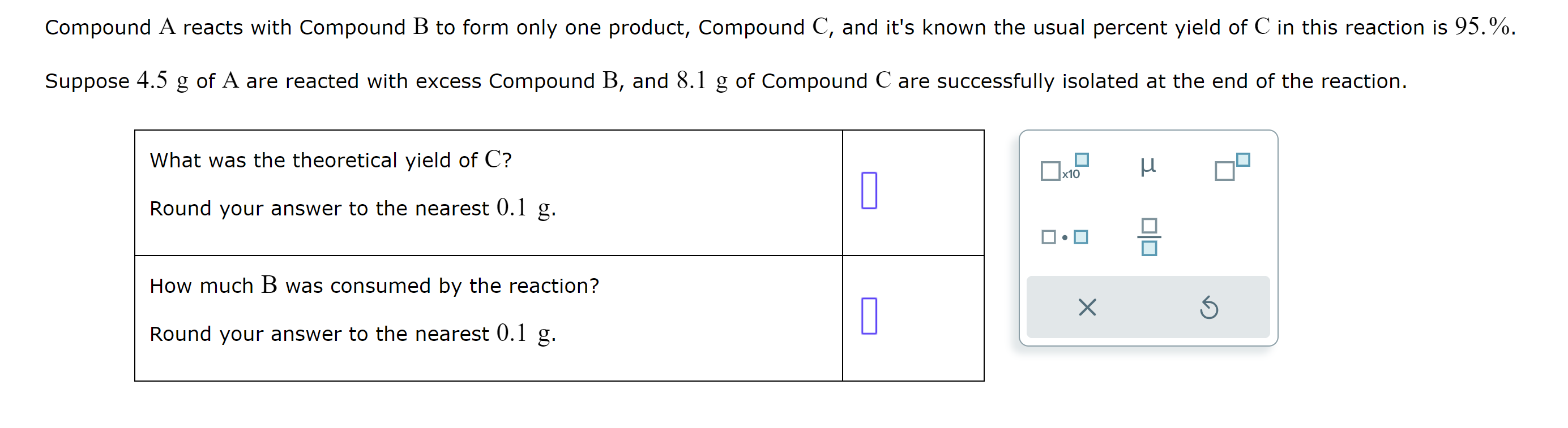 Solved Compound A reacts with Compound B ﻿to form only one | Chegg.com