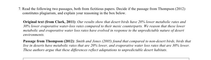 Solved 5. Read The Following Two Passages. Decide If The | Chegg.com