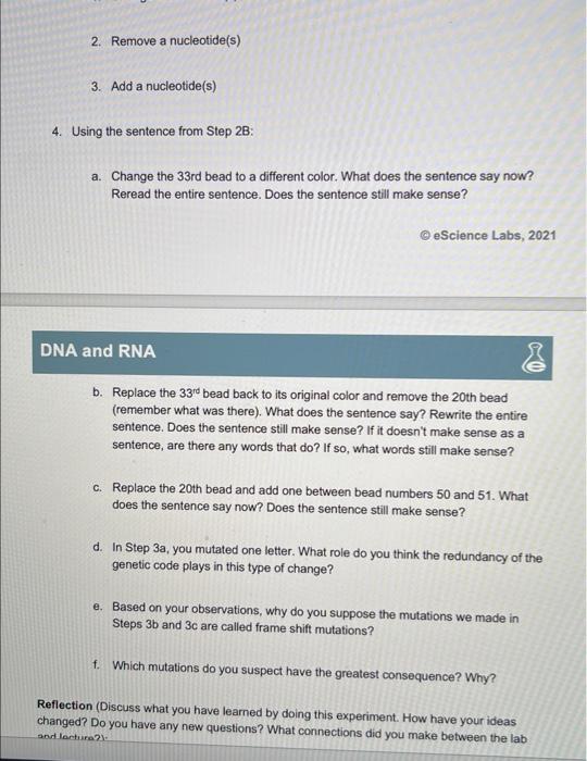 Solved 1. Using the red, blue, yellow and green beads,
