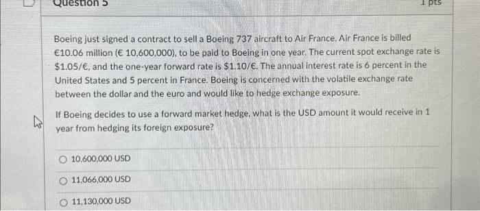 Solved Boeing Just Signed A Contract To Sell A Boeing 737 | Chegg.com