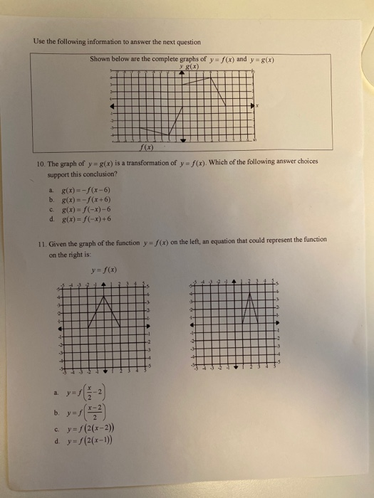 Solved Use the following information to answer the next | Chegg.com