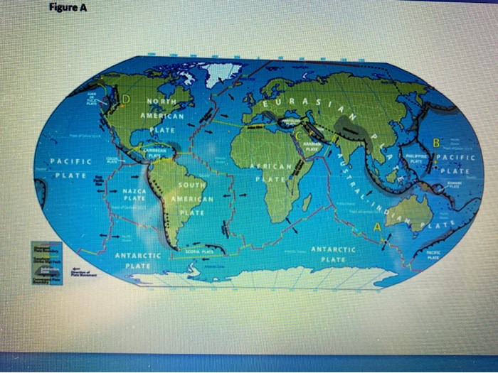 Solved 1. PLATE BOUNDARIES a. Use the plate boundary map | Chegg.com