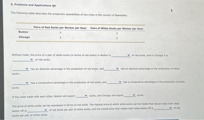 Solved 6 Problems And Applications Q 6 The