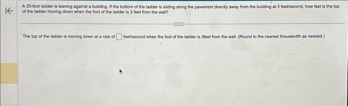 Solved A. 20-foot Ladder Is Leaning Against A Building. If | Chegg.com