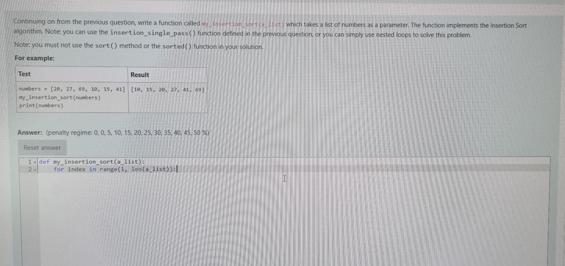 Solved Continuing on from the previous question, write a | Chegg.com