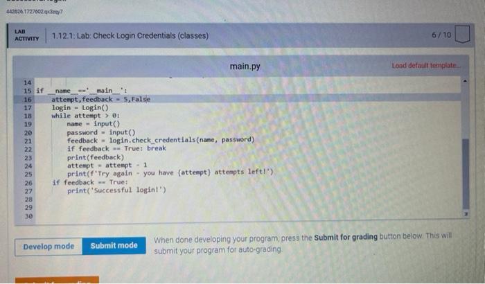 Solved Please correct the code output: I have provided the | Chegg.com