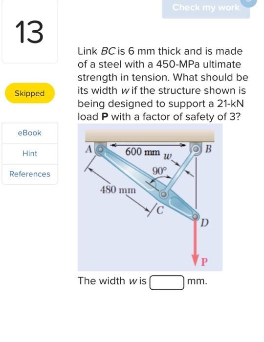 solved-link-bc-is-6-mm-thick-and-is-made-of-a-steel-with-a-chegg