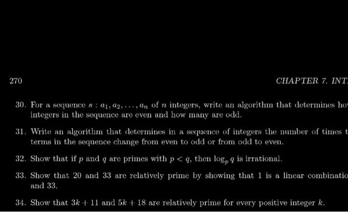 Solved 6 Let A And B Be Integers Prove That If 3∤ab Then 7462