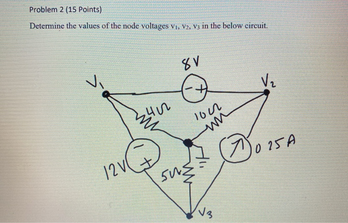 Solved Problem 1 (15 Points) The Circuit Shown Below | Chegg.com