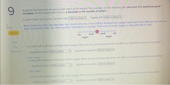 Solved Given the following market interactive Suppose that | Chegg.com