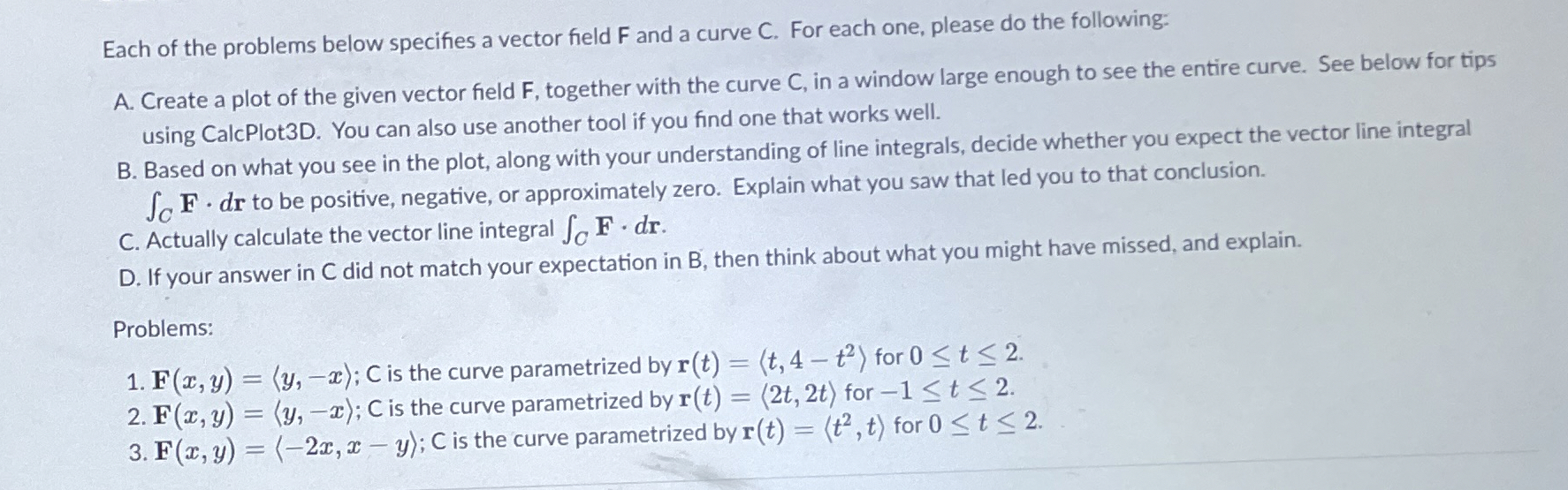 Solved Solve all problems. Each of the problems below | Chegg.com