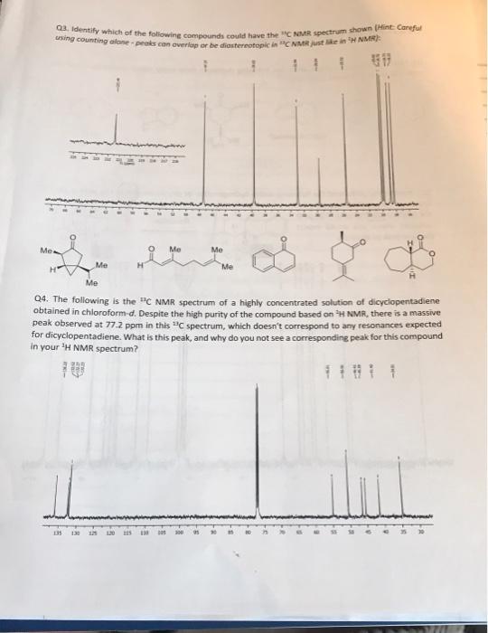 Solved CHEM 2470 ve NMr Worksheet (summer 2021) Name Q1. How | Chegg.com