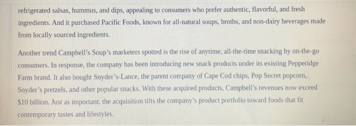 Campbell Soup Spends $2.7 Billion on Pasta Sauce - McGraw-Hill Introduction  to Business