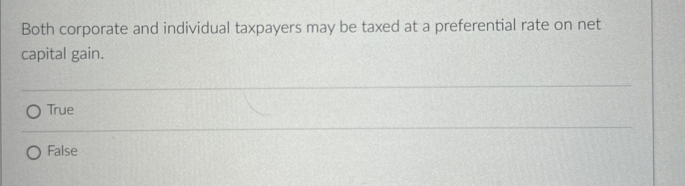 Solved Both corporate and individual taxpayers may be taxed | Chegg.com