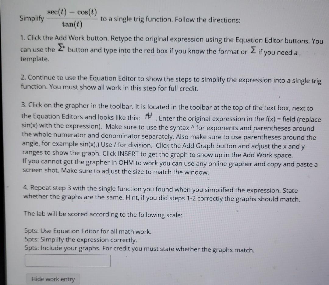Solved I already have the work all done. All I need is the | Chegg.com