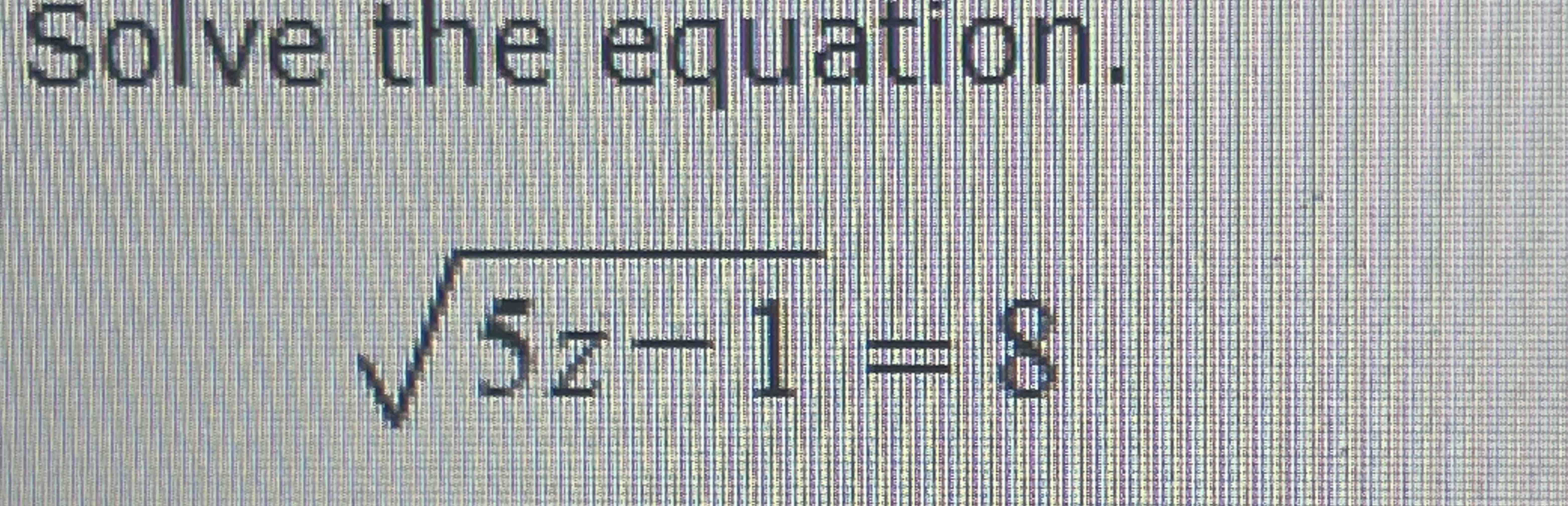 Solve The Equation 5 X 2 8