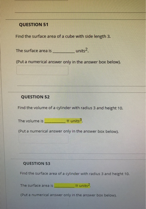 how to find surface area of a cube with side length