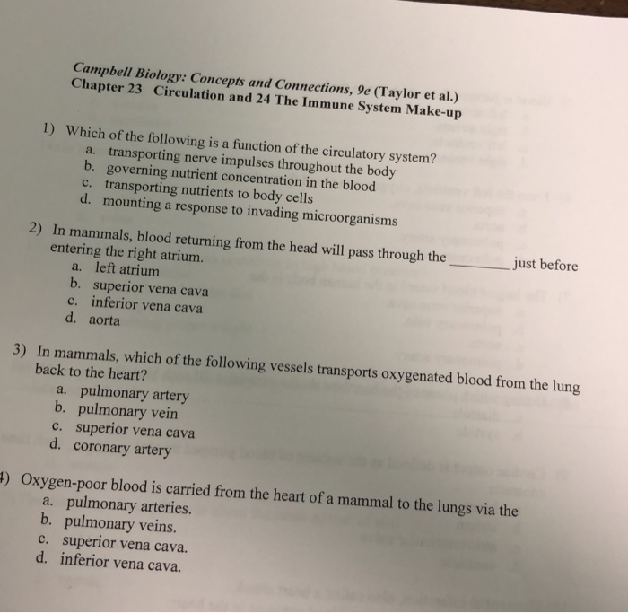 Solved Campbell Biology: Concepts And Connections, 9e | Chegg.com