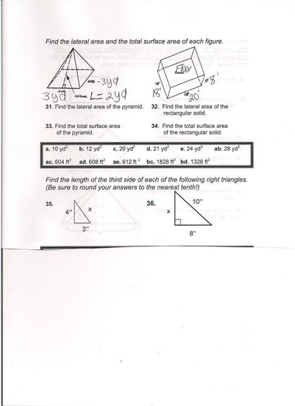 Lateral Area Example Problems Solved Find the lateral area and the total surface area of | Chegg.com
