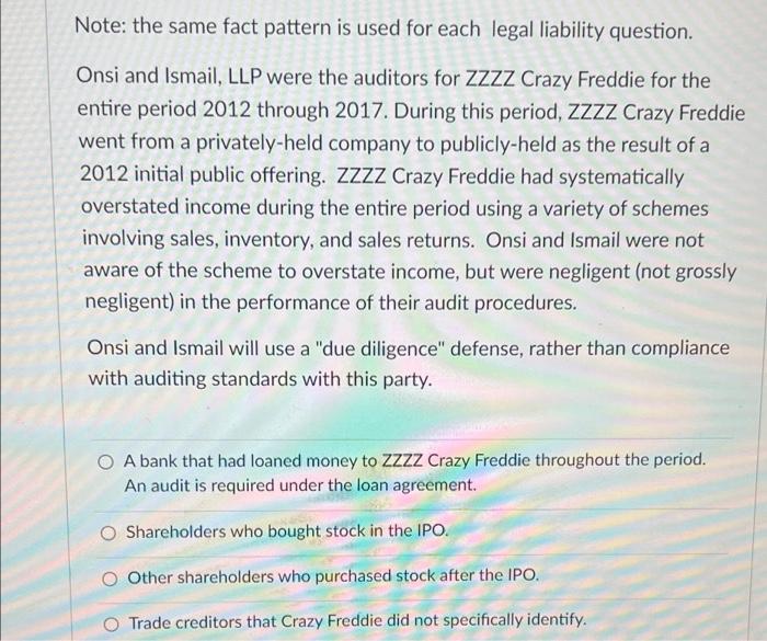 What is a fact pattern