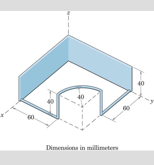 Solved N- 1 40 40 40 у 60 60 Dimensions in millimeters Q.3 | Chegg.com