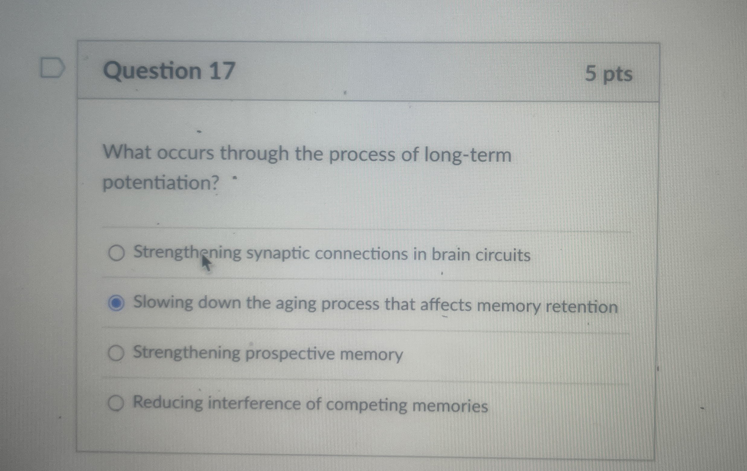 Solved Question 175 ﻿ptsWhat occurs through the process of | Chegg.com