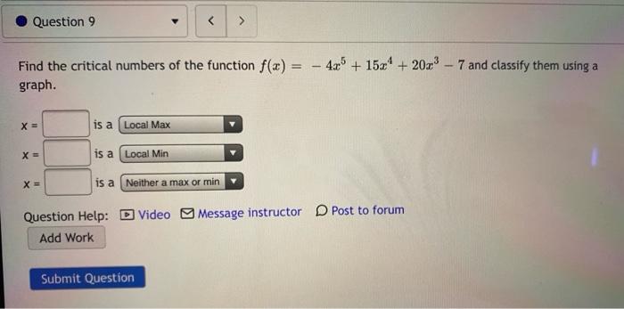 Solved Question 5 Find the maximum and minimum values of the | Chegg.com