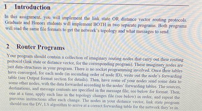 Solved 1 Introduction In this assignment, you will implement | Chegg.com