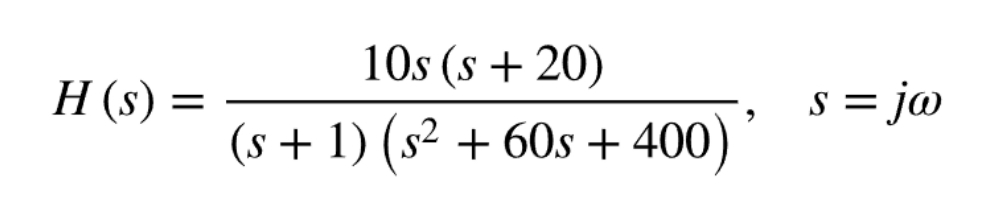 Solved Sketch the magnitude and phase Bode plot for | Chegg.com