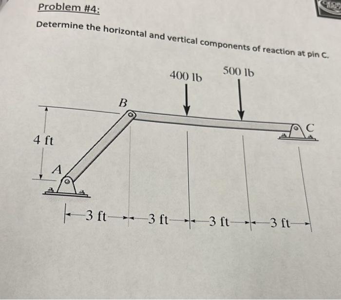 Solved Determine the force in members BC,CH, and HG of the | Chegg.com