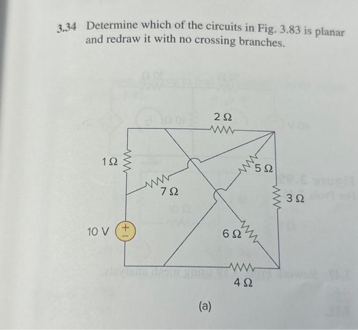 Solved 3.34 Determine which of the circuits in Fig. 3.83 is | Chegg.com