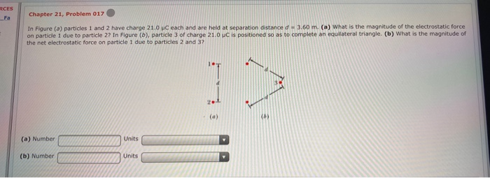 Solved RCES Fa Chapter 21, Problem 017 In Figure (a) | Chegg.com