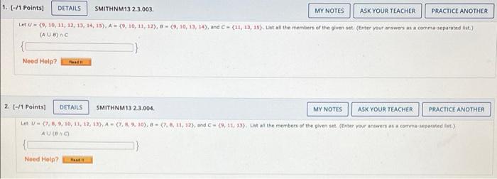 95. [-/1 Points] DETAILS SMITHNM13 13.4.041. MY NOTES