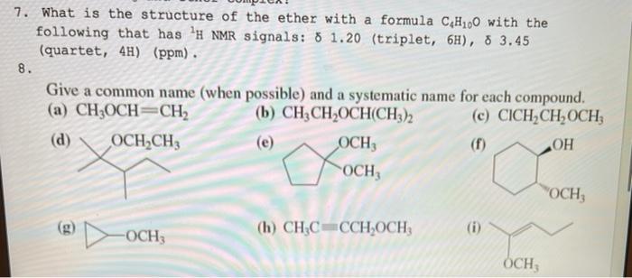 what are structures and names of c4h10o