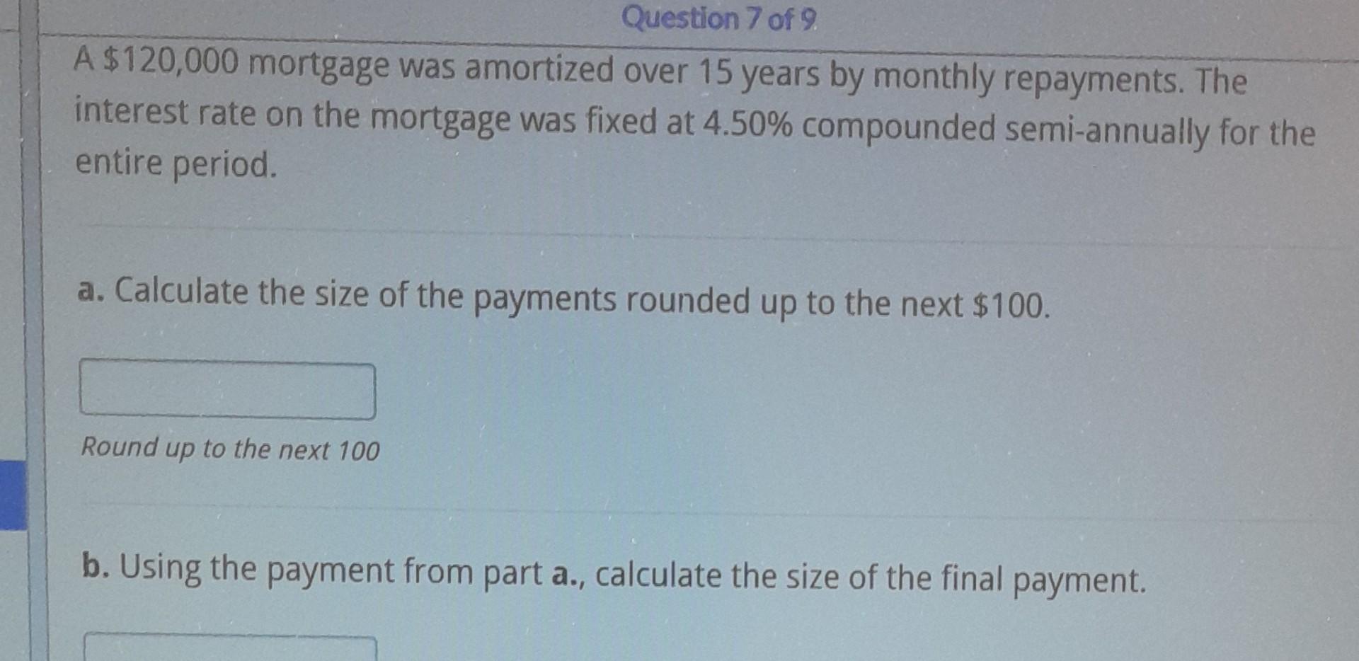 120 000 mortgage calculator